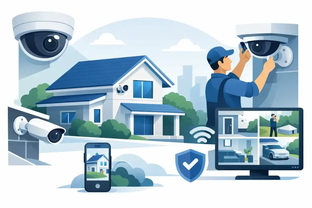 CCTV Installation for Homes That Works Properly