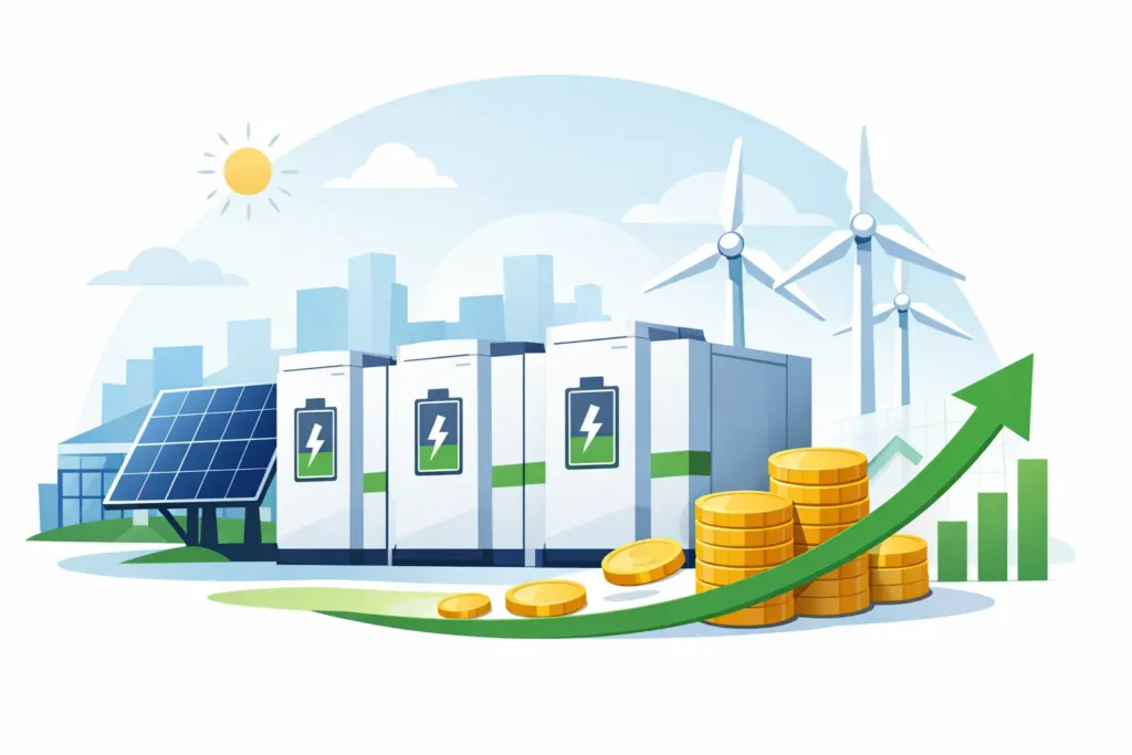 Commercial Battery Storage Systems That Pay Back