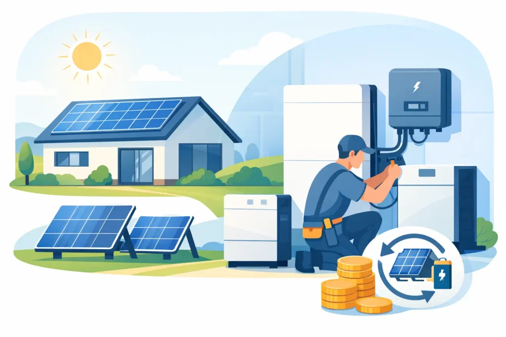 Is Solar Battery Retrofit Installation Worth It?