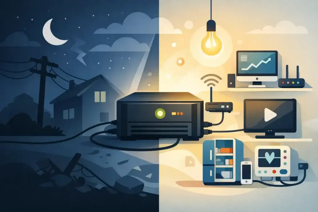 What Can an EPS Power During a Power Cut?