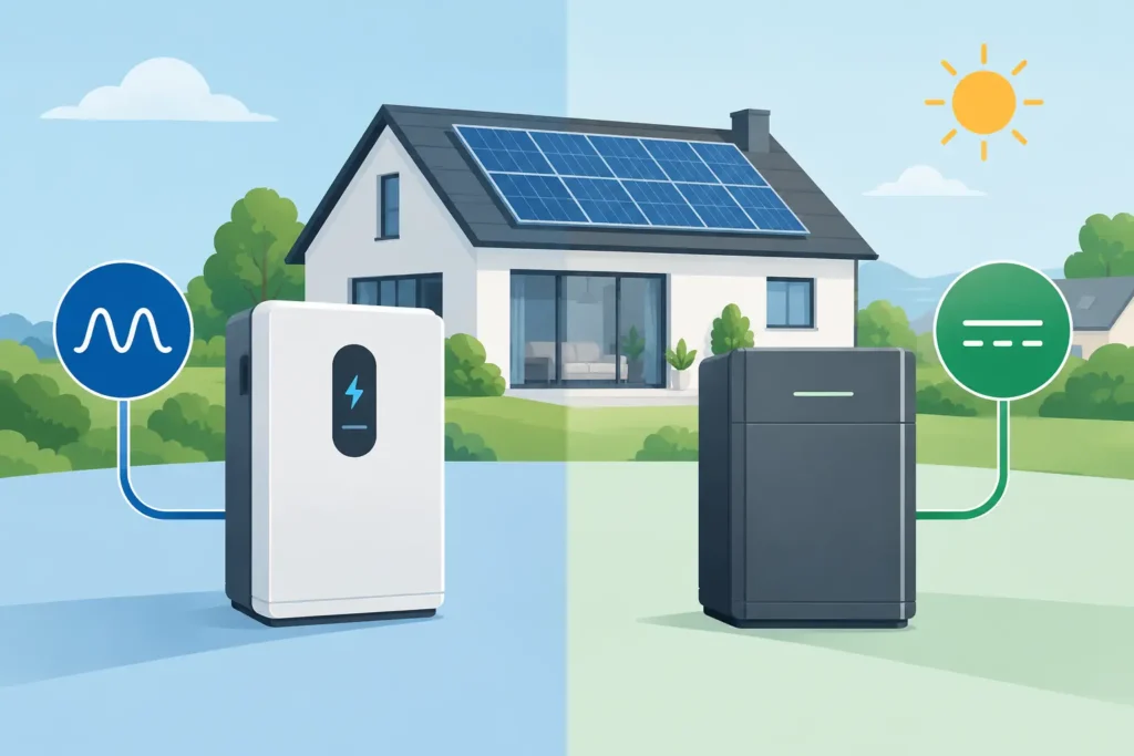 AC versus DC Batteries for UK Solar Homes